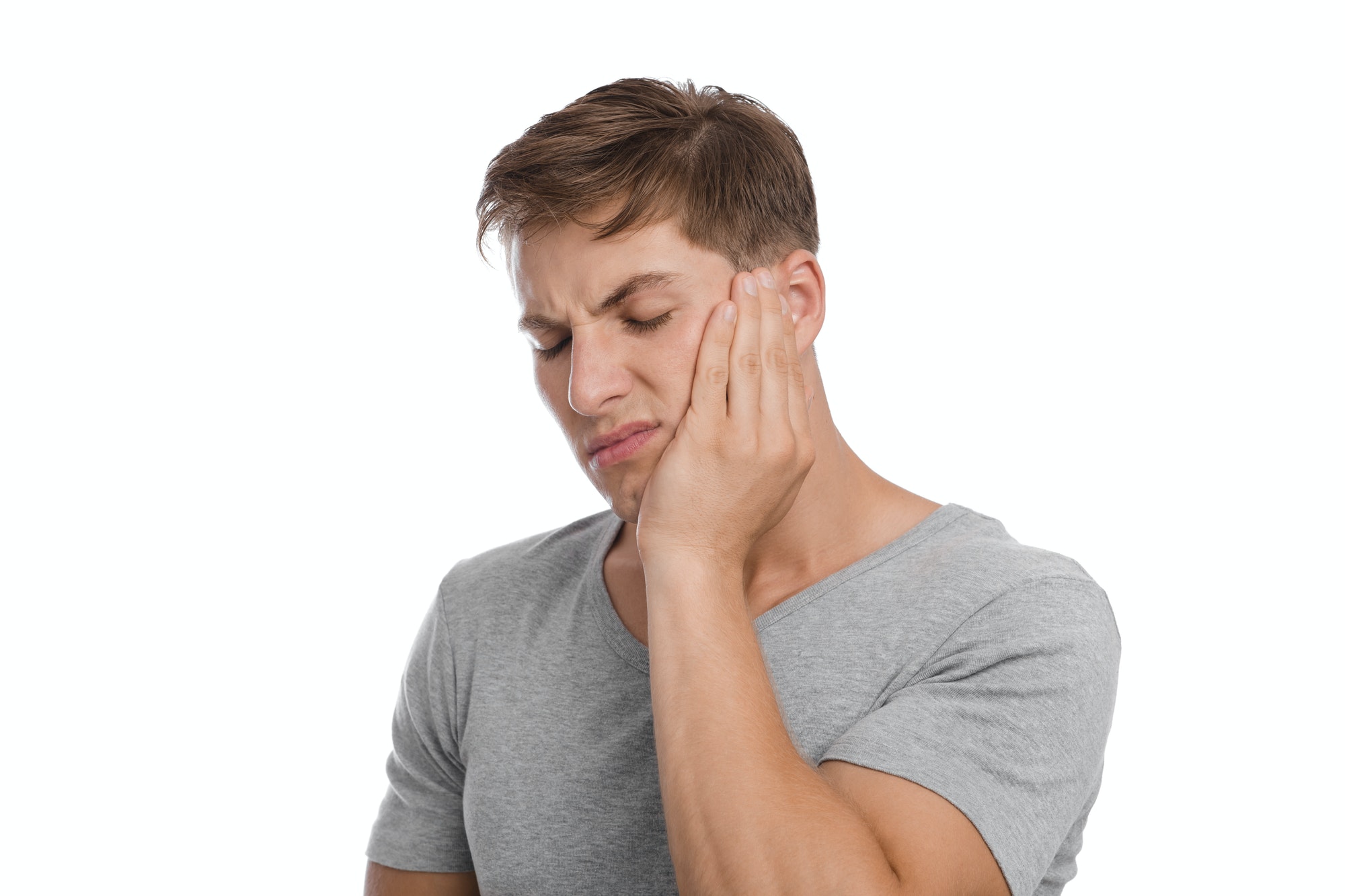 lump under ear lobe behind jaw bone