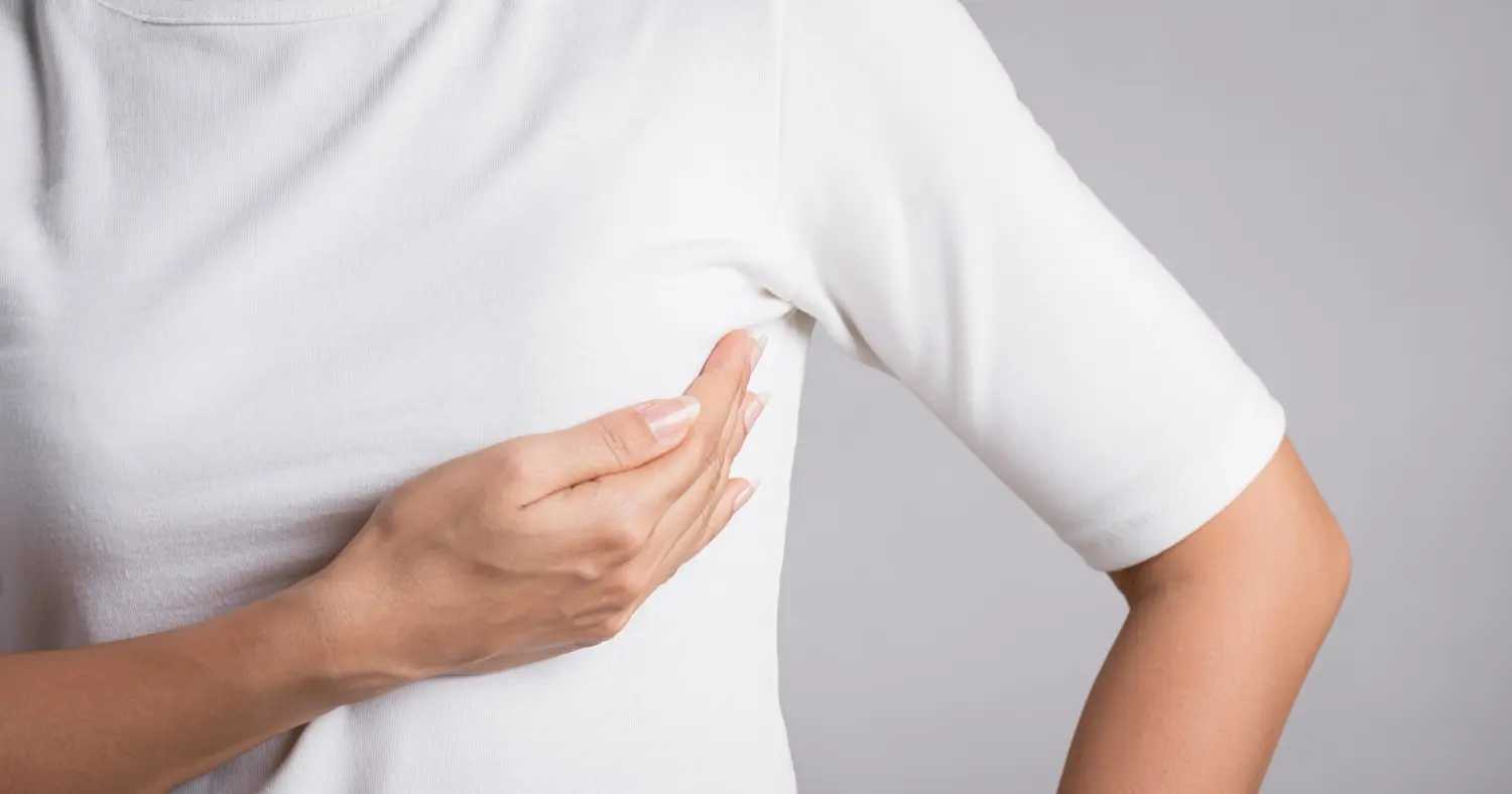 pain under right breast